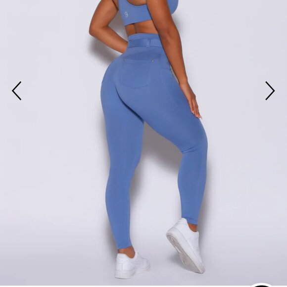 NWT Denim Blue  Peach Bottoms - Picture 1 of 6